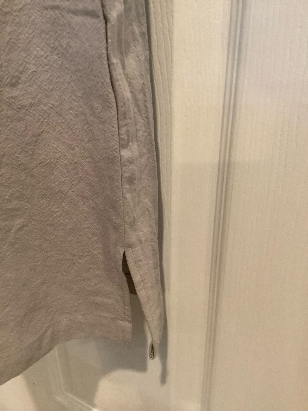 NWOT 100% Cotton Wide Leg Gray/Beige Summer Coastal Oversize Overalls Jumpsuit S - Picture 3 of 10